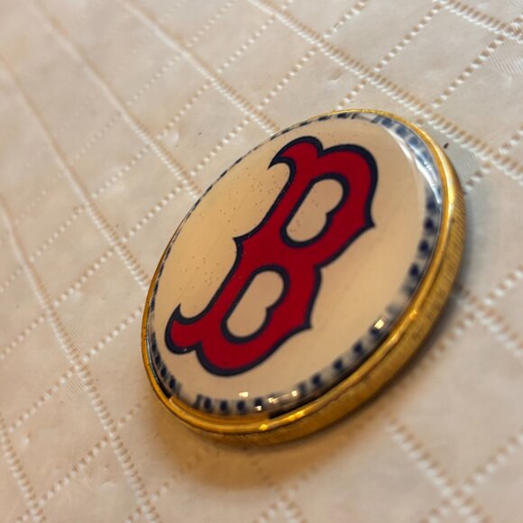 Vintage MLB Boston Red Sox Baseball Logo Two Sided Collectible - Picture 6 of 9